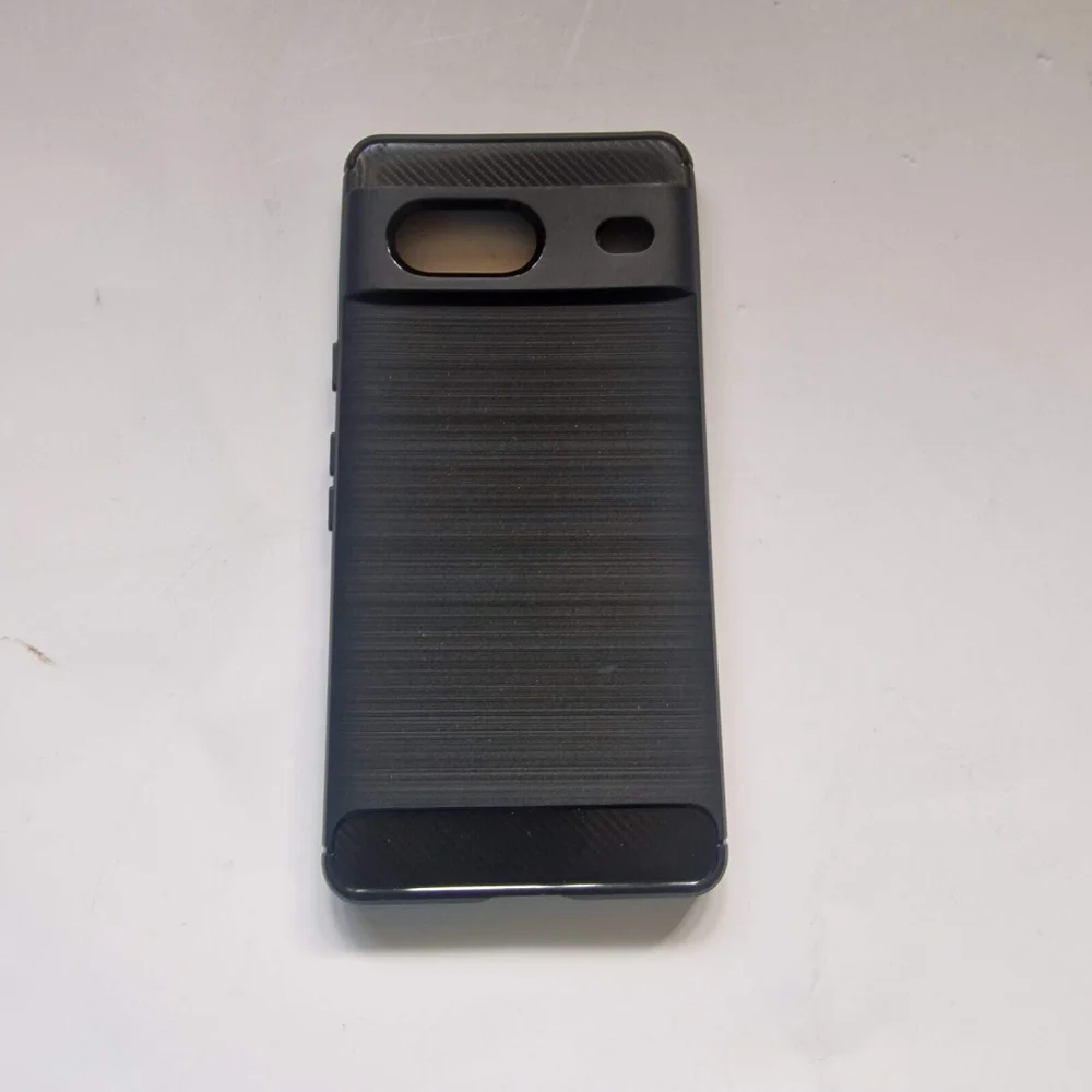 Pixel 7 Silicone Shockproof Carbon Fibre Phone Cover - Picture 1 of 3